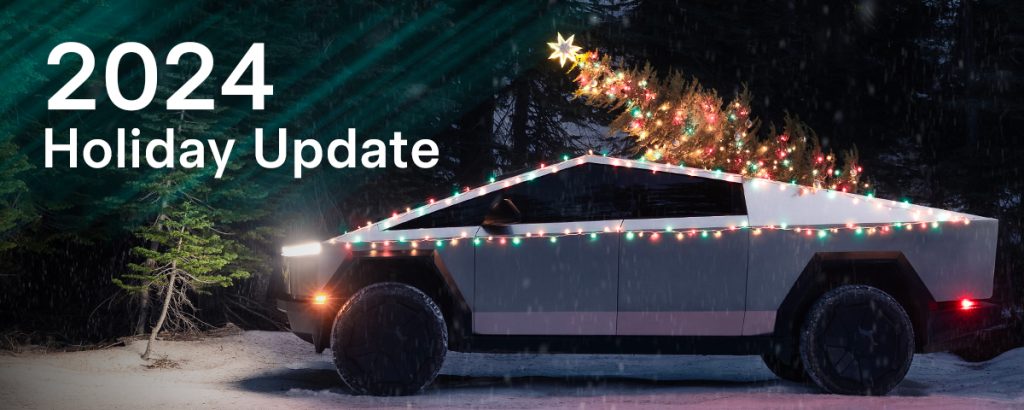 Tesla Releases New 2024 Holiday Update